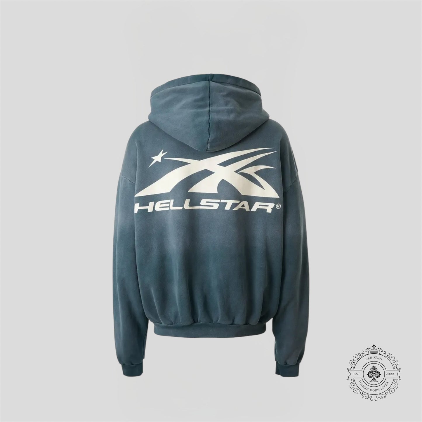 Hellstar Mirror Face Hoodie in Green