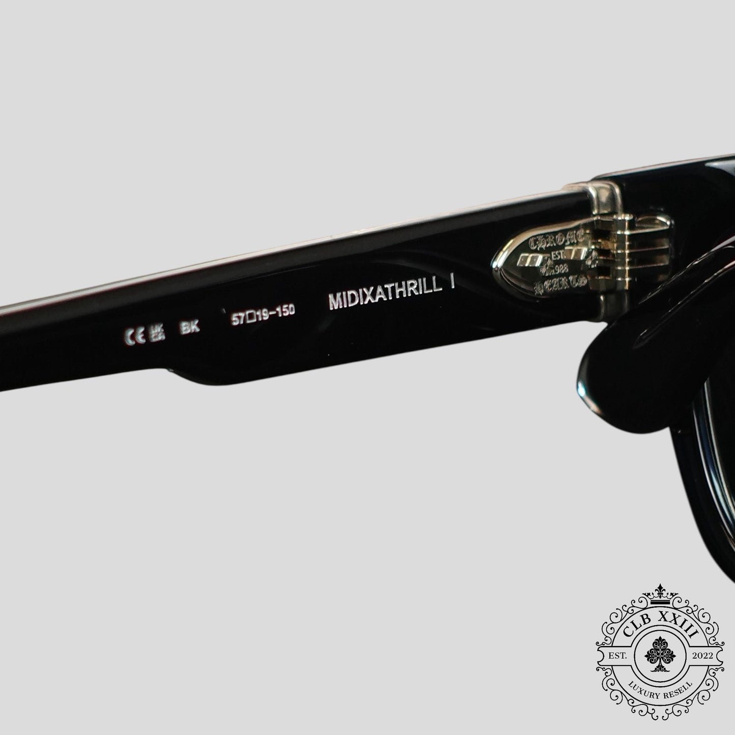 Chrome Hearts Midixathrill I Glasses in Black