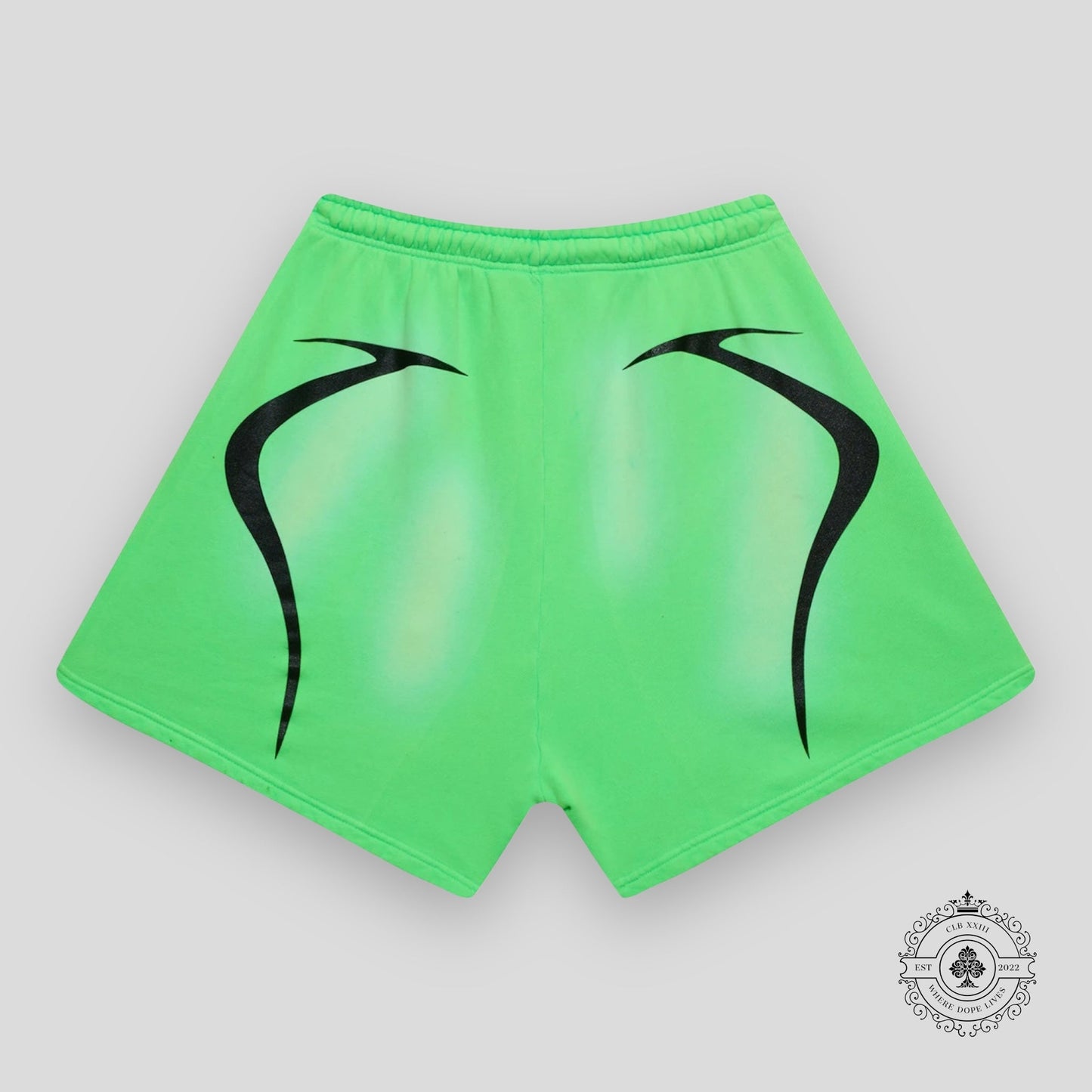 Hellstar Warm Up Shorts "Neon Green"