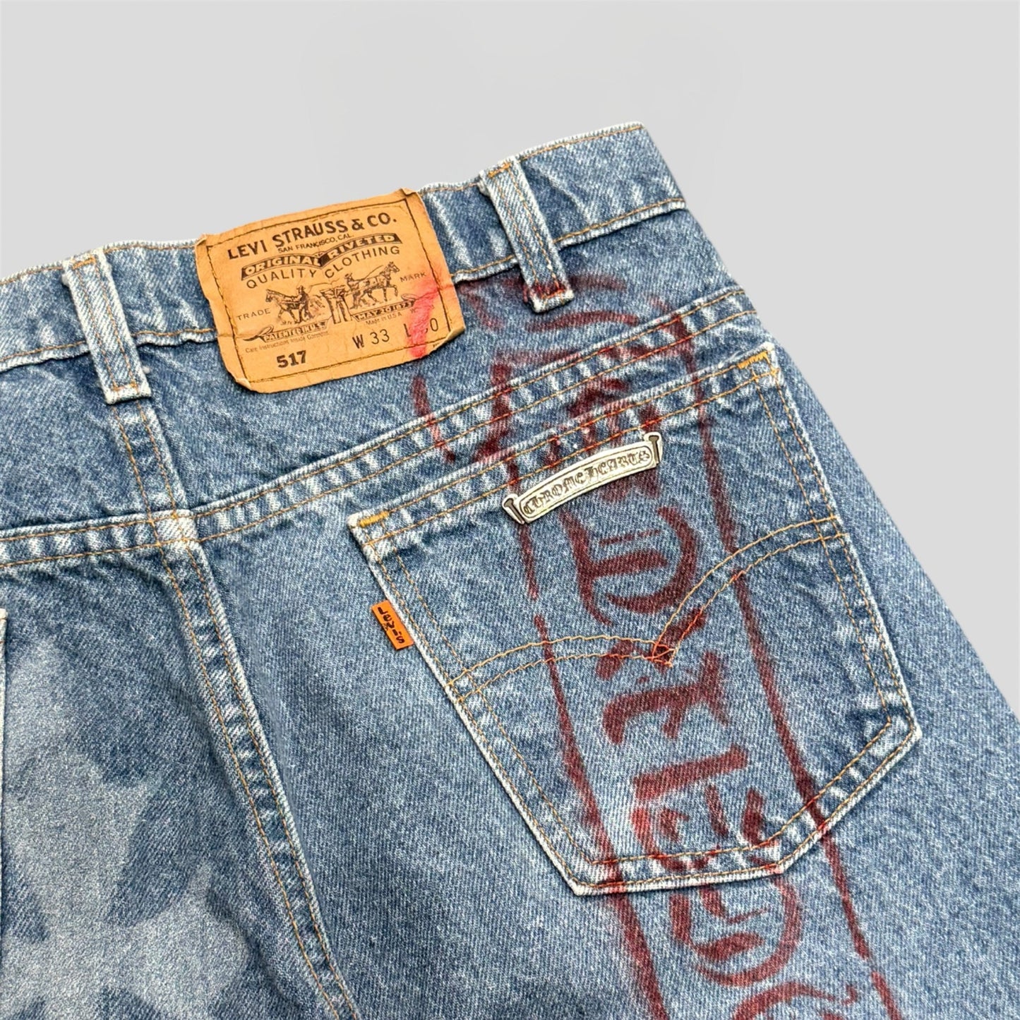 Chrome Hearts Stencil Jeans
