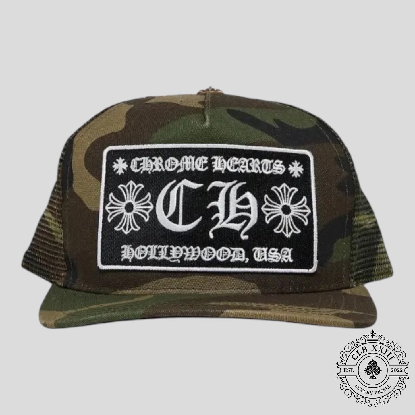 Chrome Hearts Hollywood Patch Hat in Camo