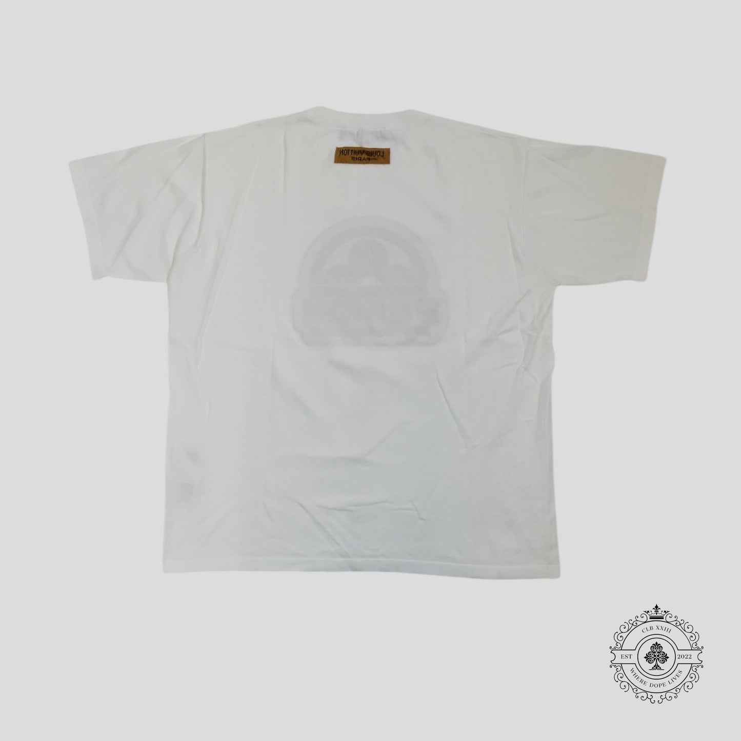 Louis Vuitton Graphic Short Sleeve Crewneck in White