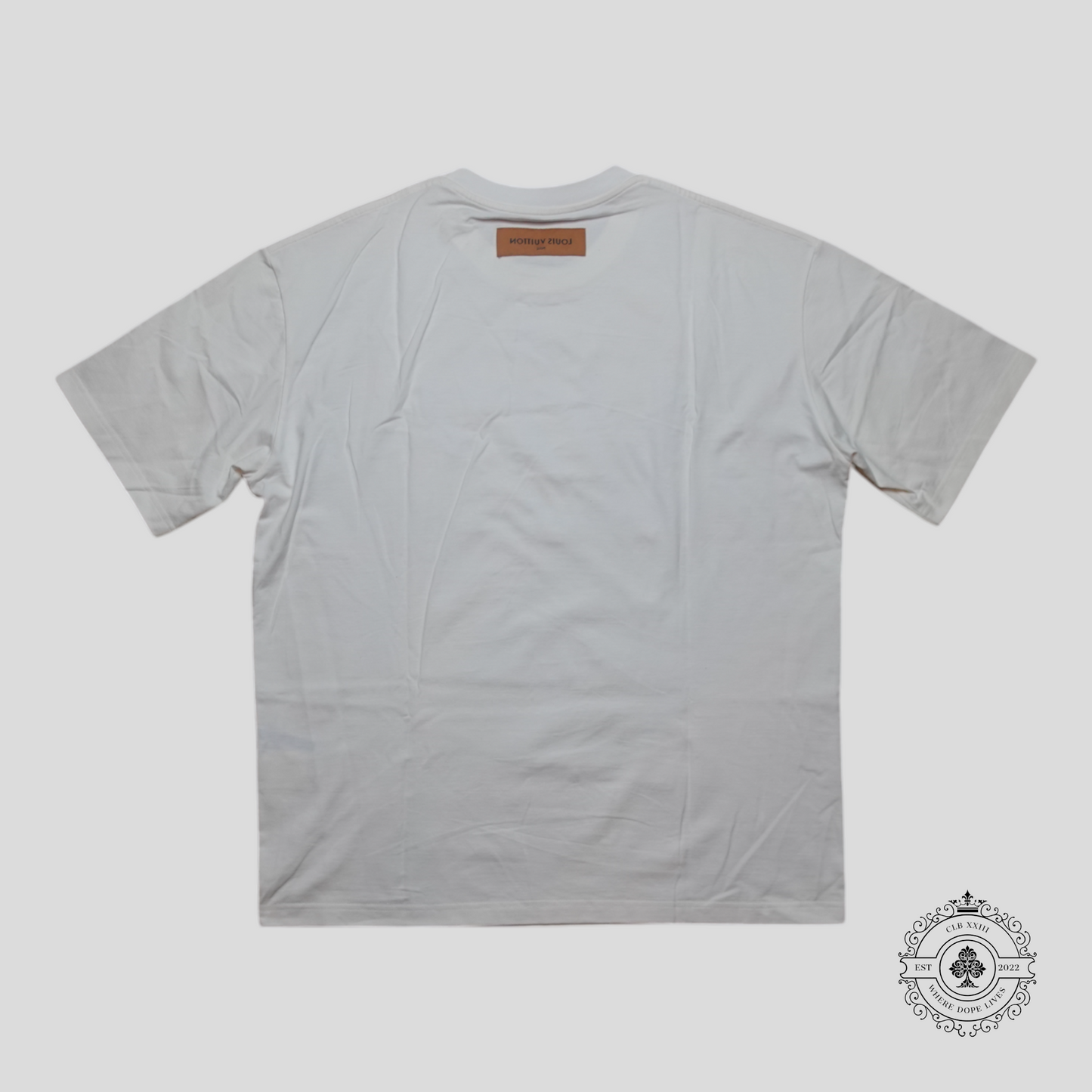 Louis Vuitton Graffiti Logo T-Shirt in White/Multicolor