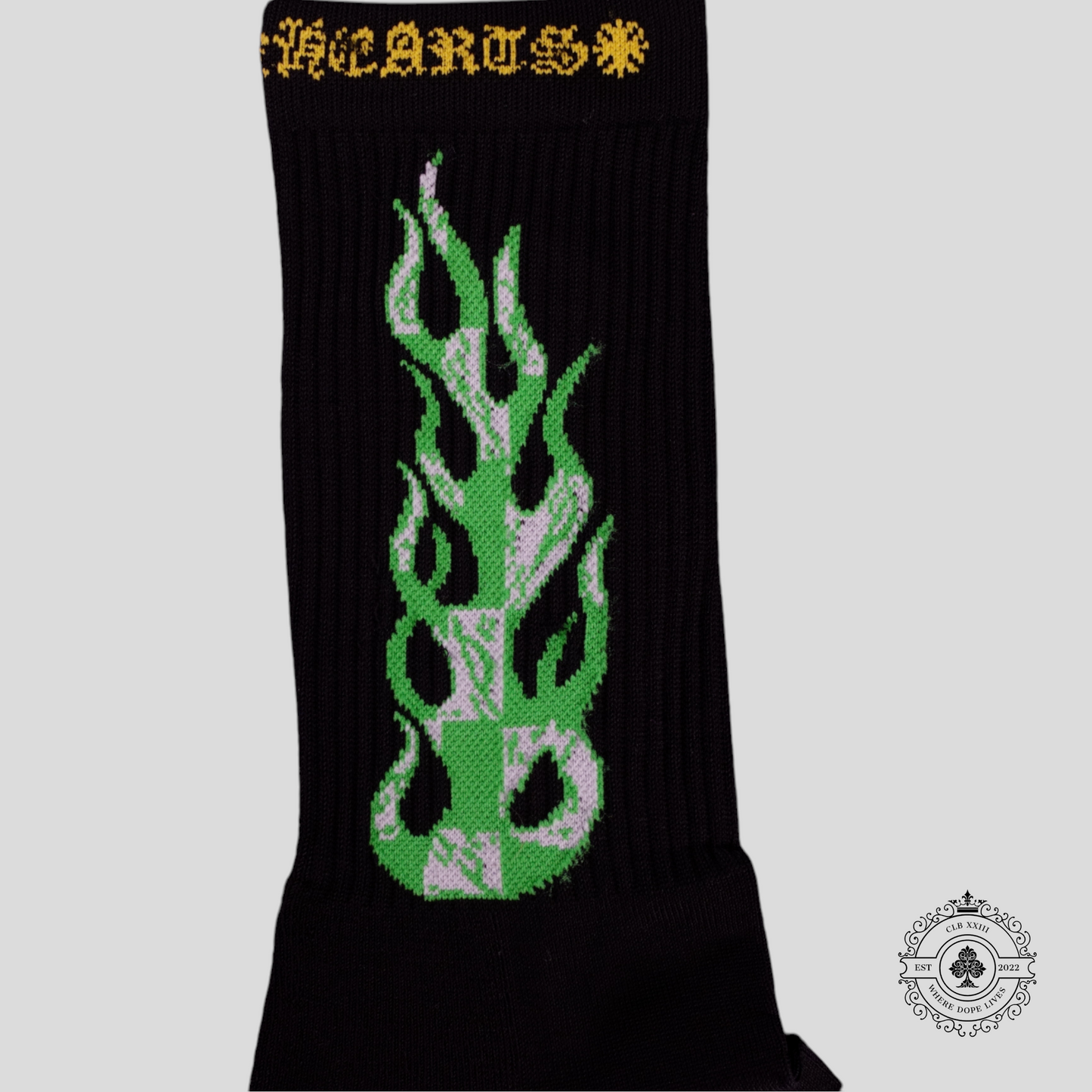 Chrome Hearts 99 Eyes Socks in Black
