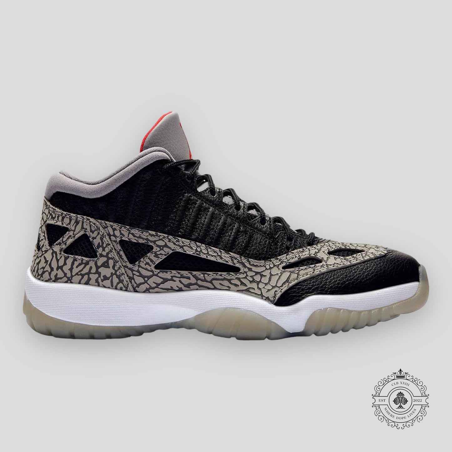 Air Jordan 11 Retro Low IE Black Cement