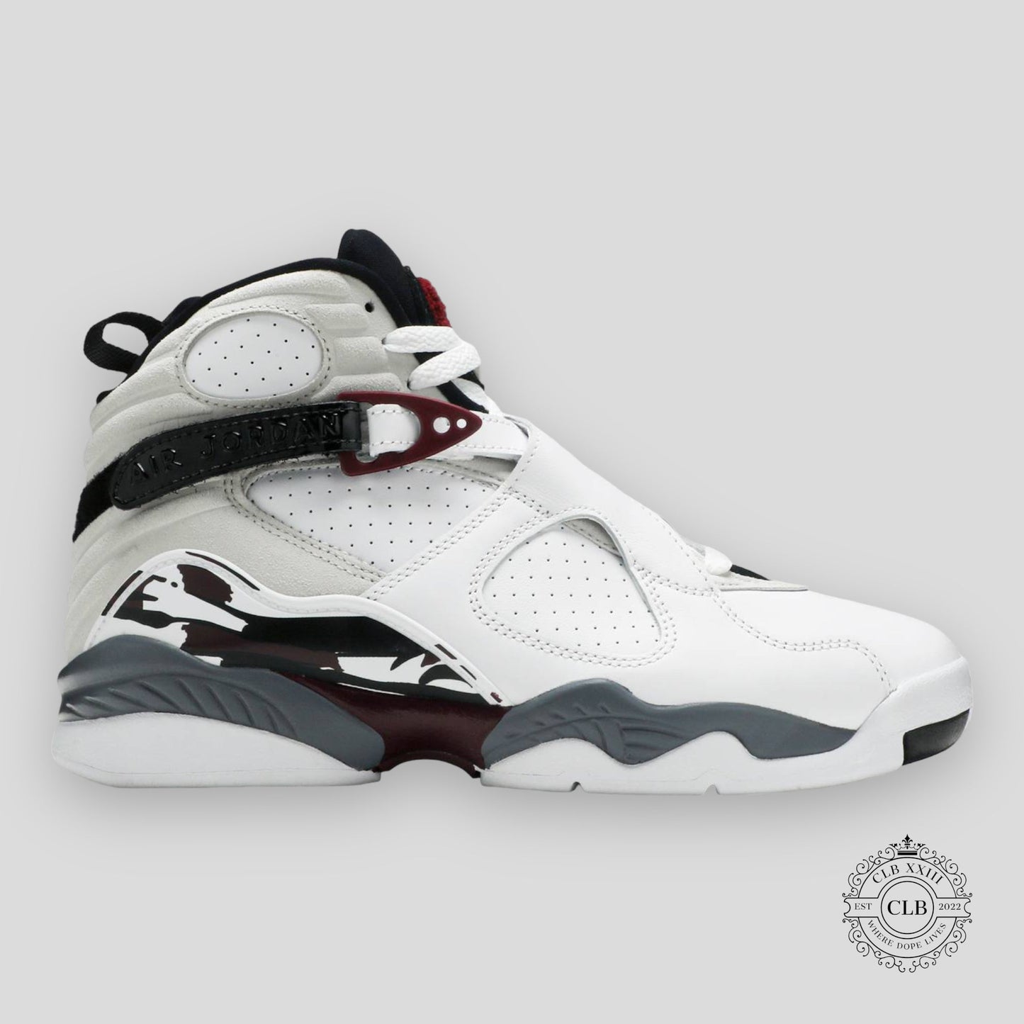 AIR JORDAN 8 RETRO (W) “WHITE BURGUNDY”