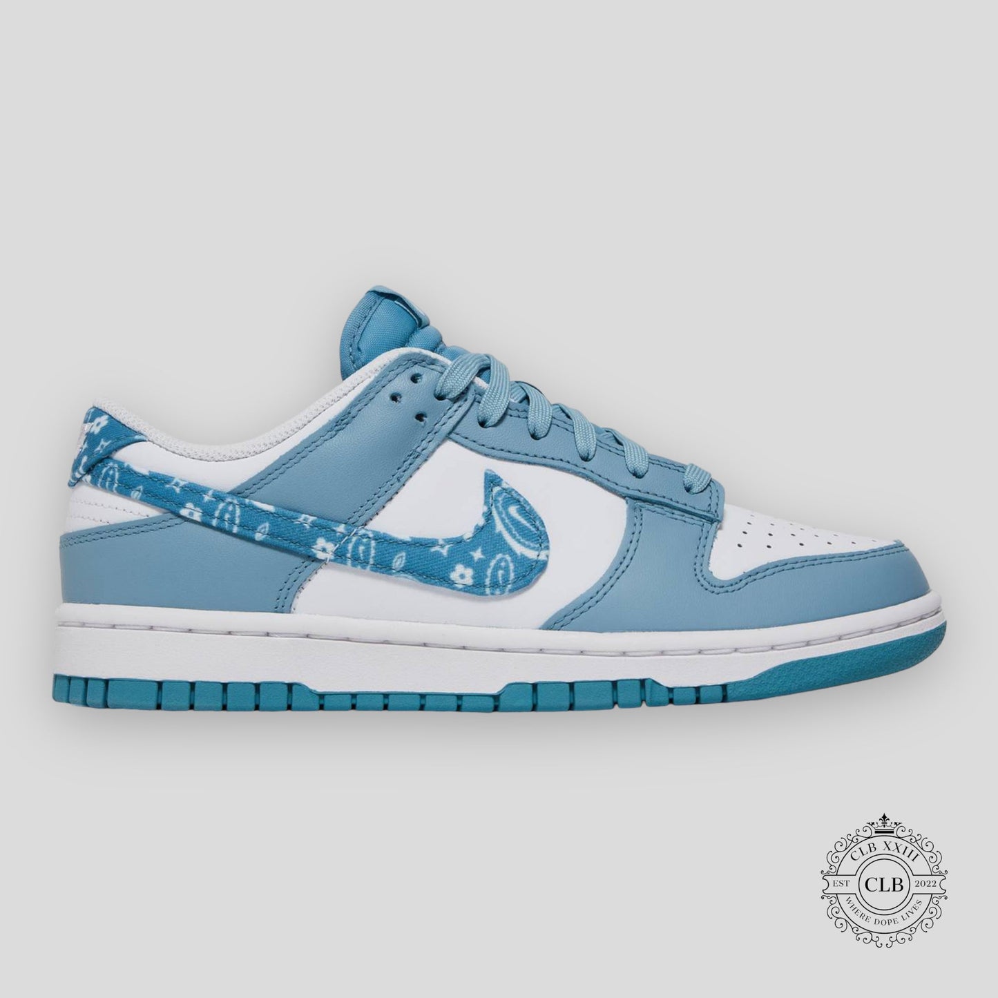 Nike Dunk Low W "Paisley Pack - Worn Blue"