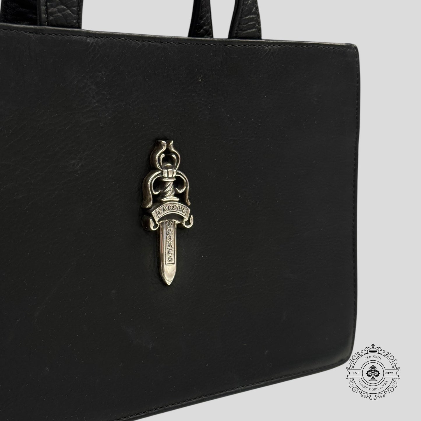 Chrome hearts Mini Dagger Embellished Leather Tote