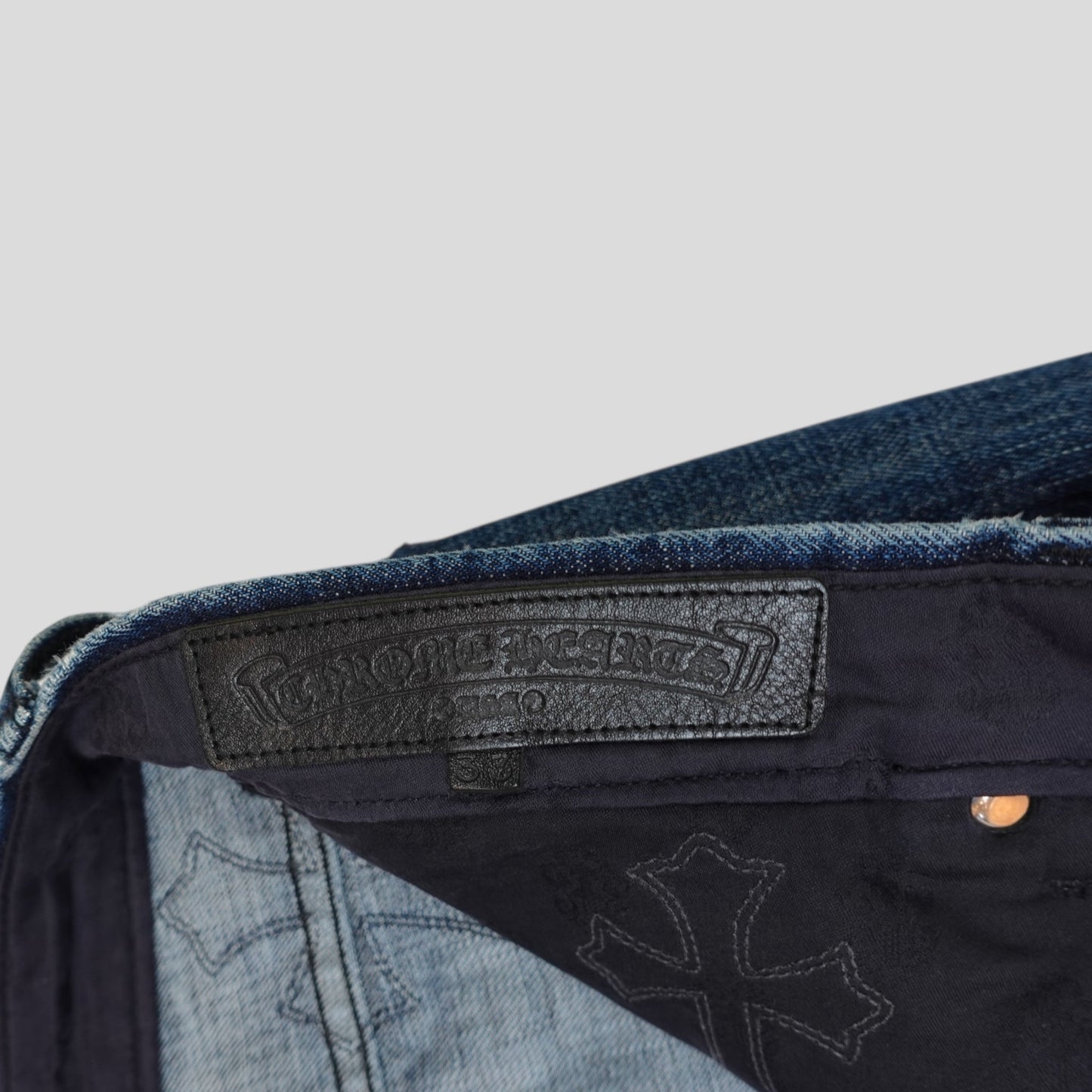 Chrome Hearts Gel Patch Turbo Diesel Jeans