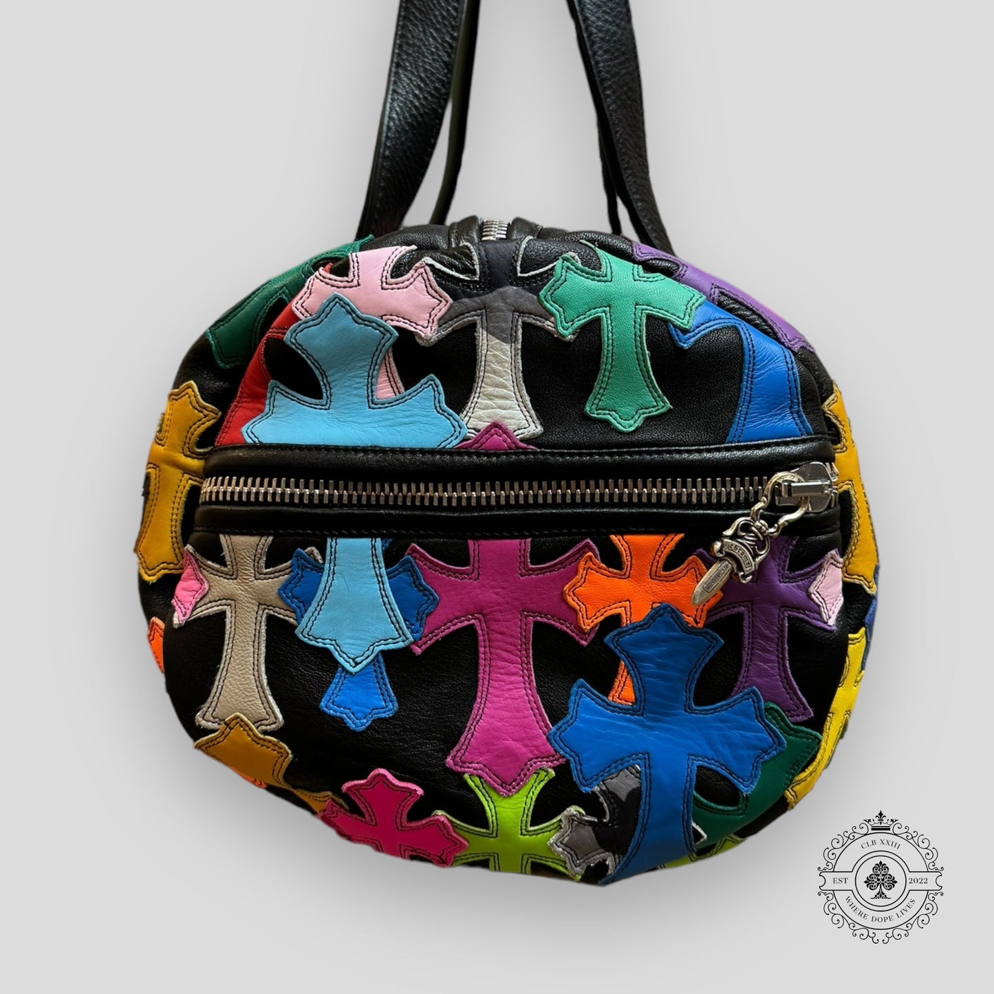 Chrome Hearts Multi-Color Cross Patch Mini Duffle