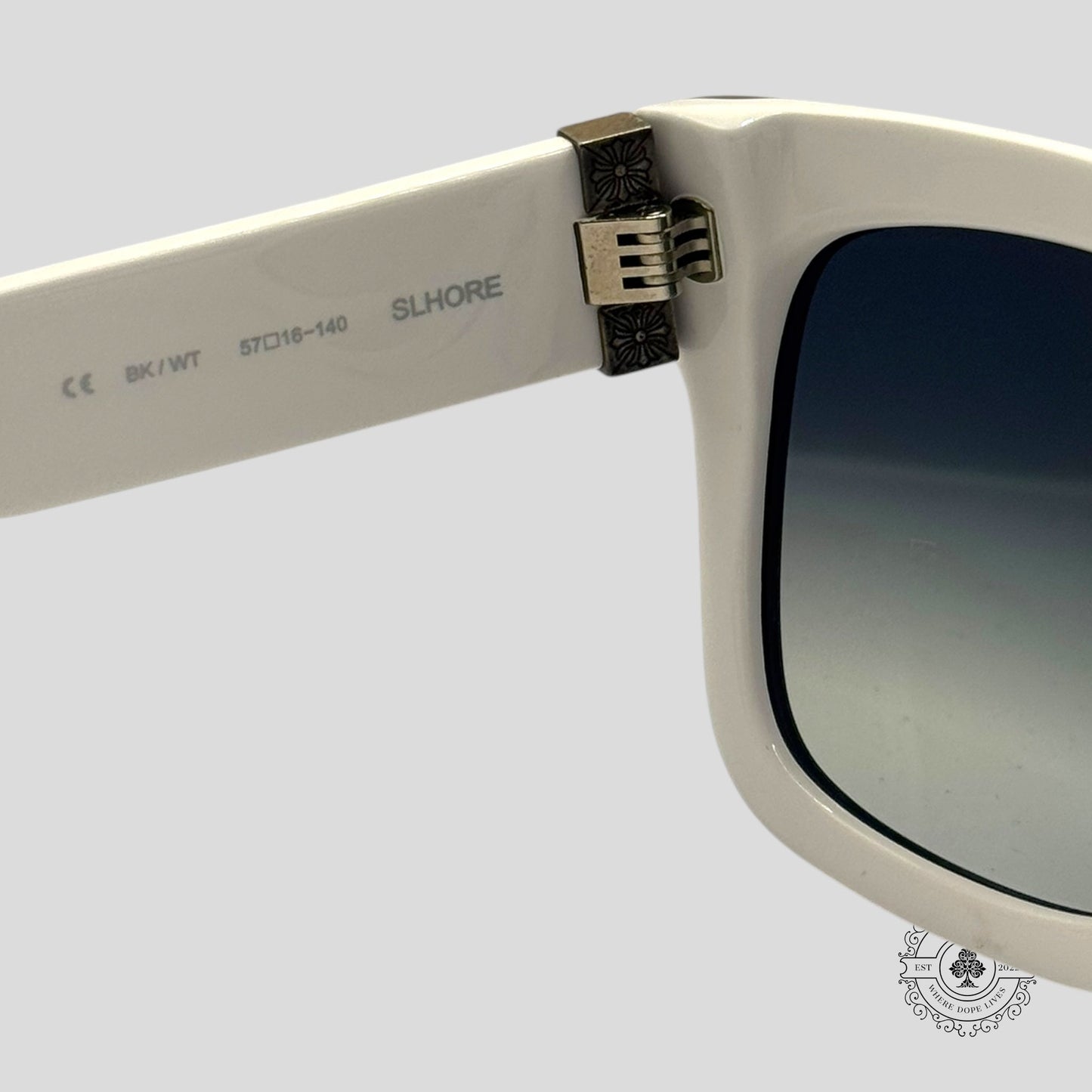 Chrome Hearts Slhore Sunglasses in Black/White