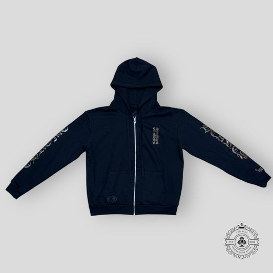 Chrome Hearts 1988 Zip Up Hoodie in Black