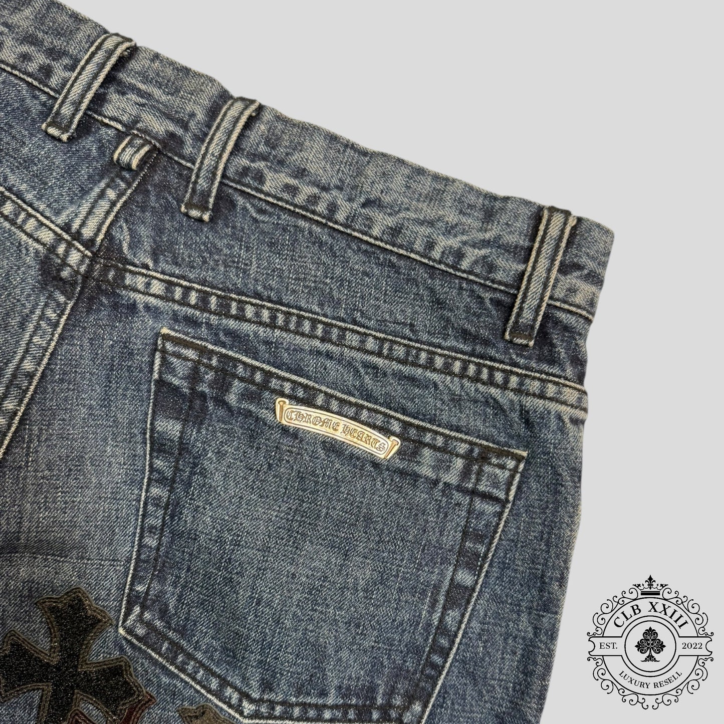 Chrome Hearts Gel Patch Turbo Diesel Jeans