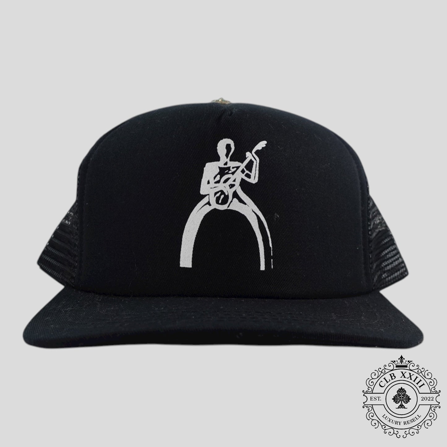 Chrome Hearts Sex Pistols Trucker Hat in Black