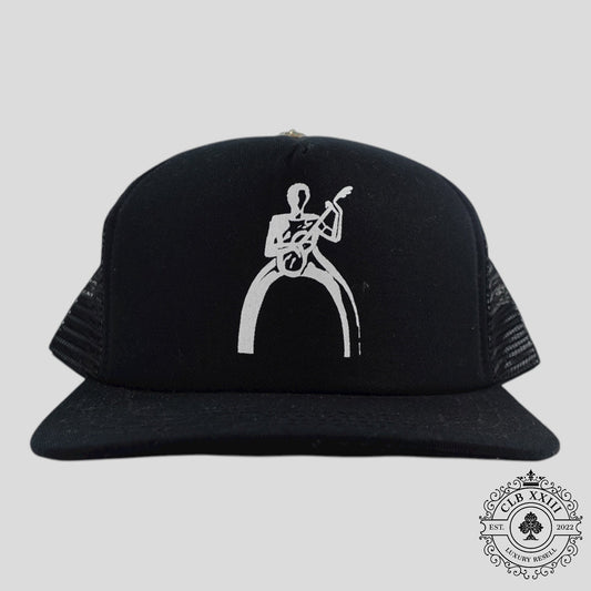 Chrome Hearts Sex Pistols Trucker Hat in Black
