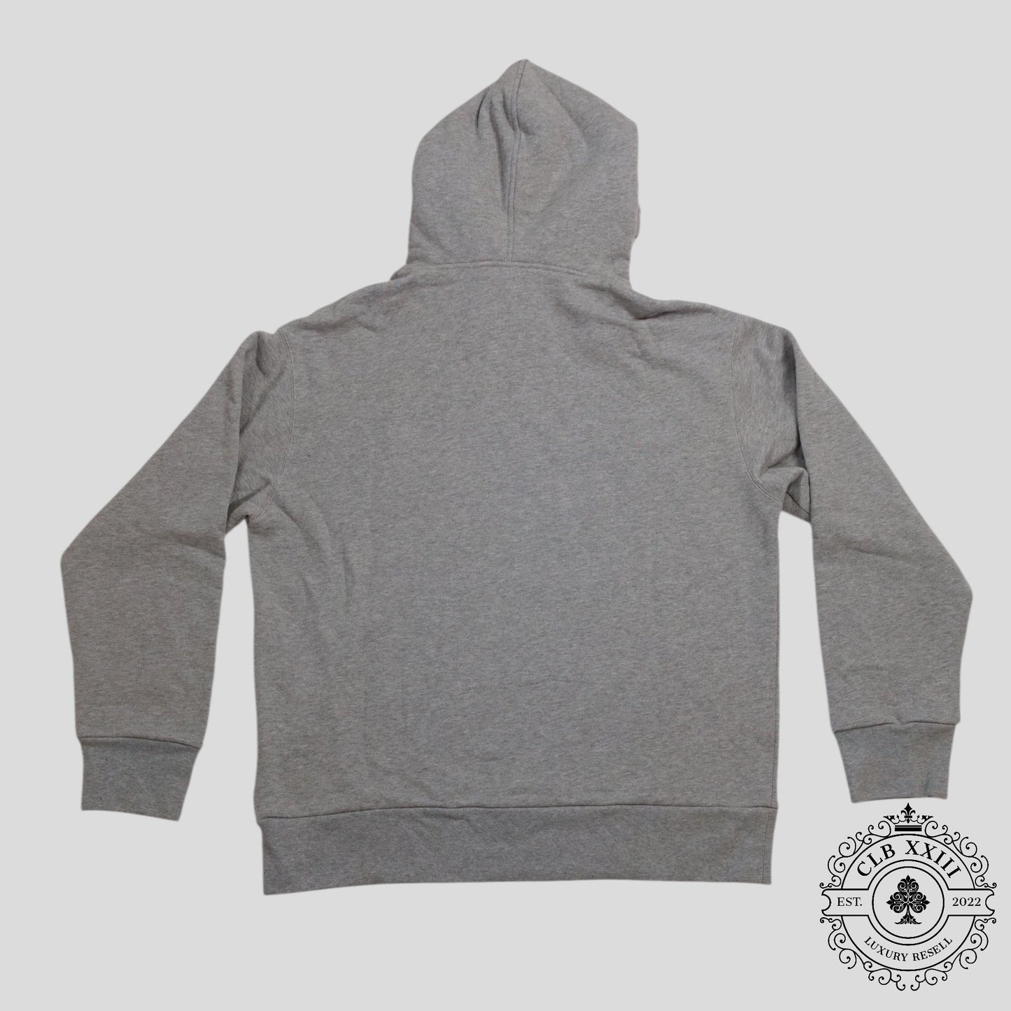 Gucci Record Print Pullover Hoodie in Grey