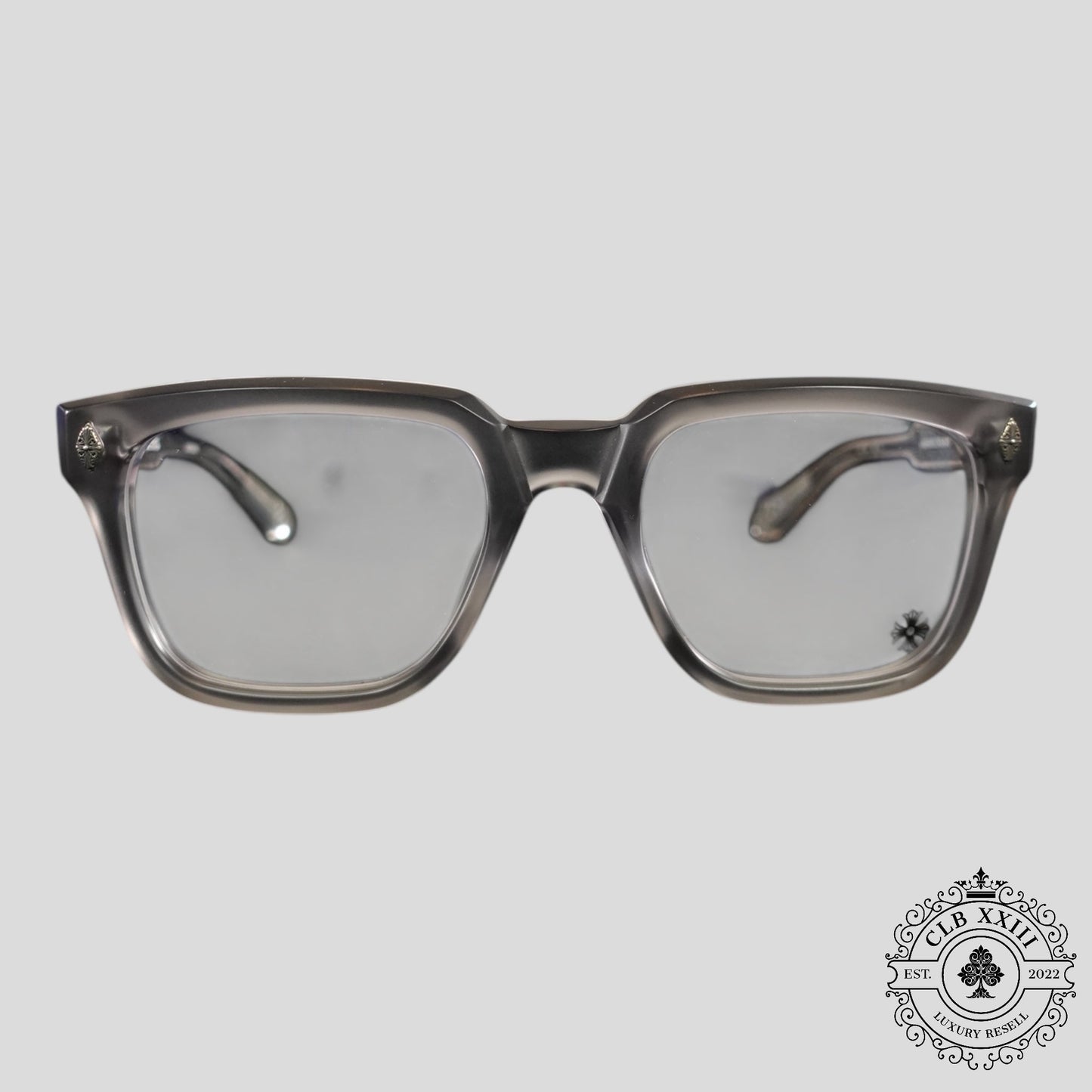 Chrome Hearts Ambidixtrous Glasses in Matte Grey