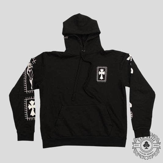 CHROME HEARTS DEADLY DOLL HOODIE - BLACK