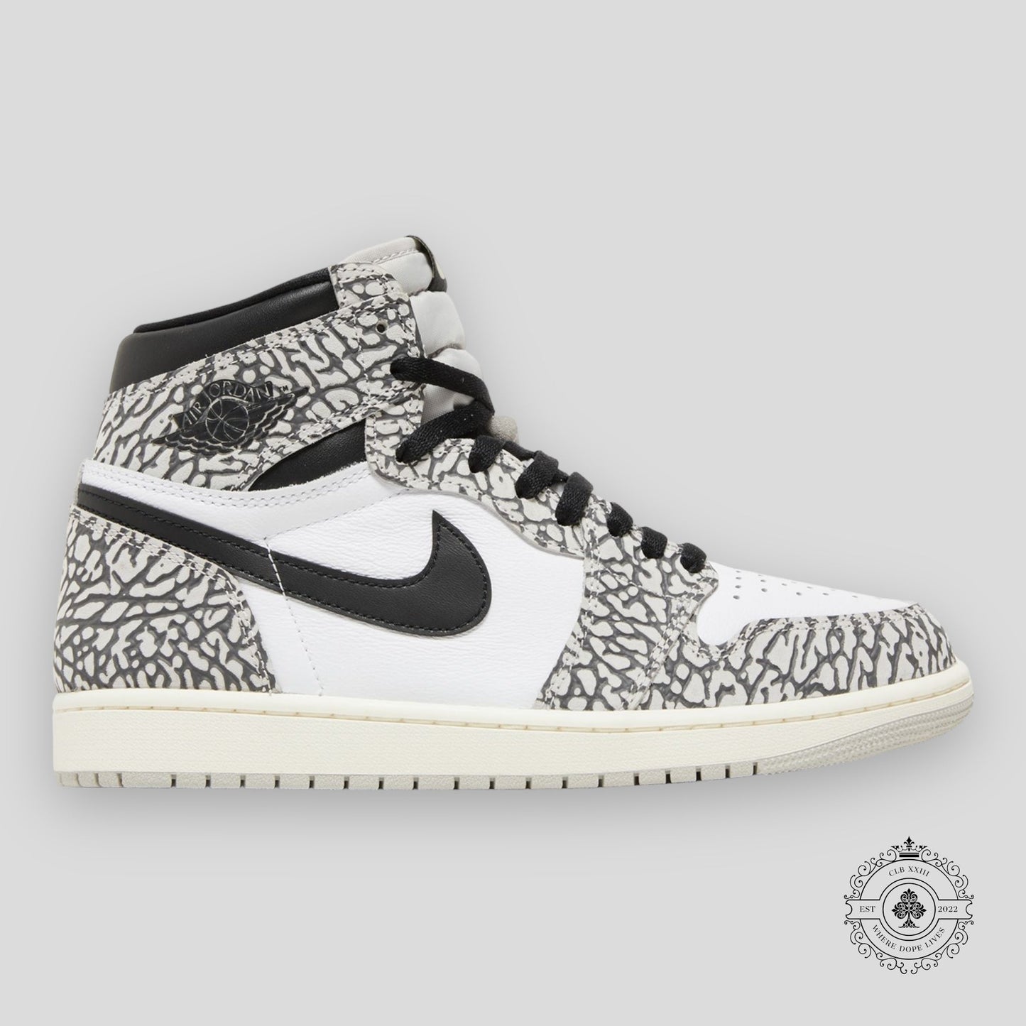 Air Jordan 1 Retro High OG (GS) White Cement