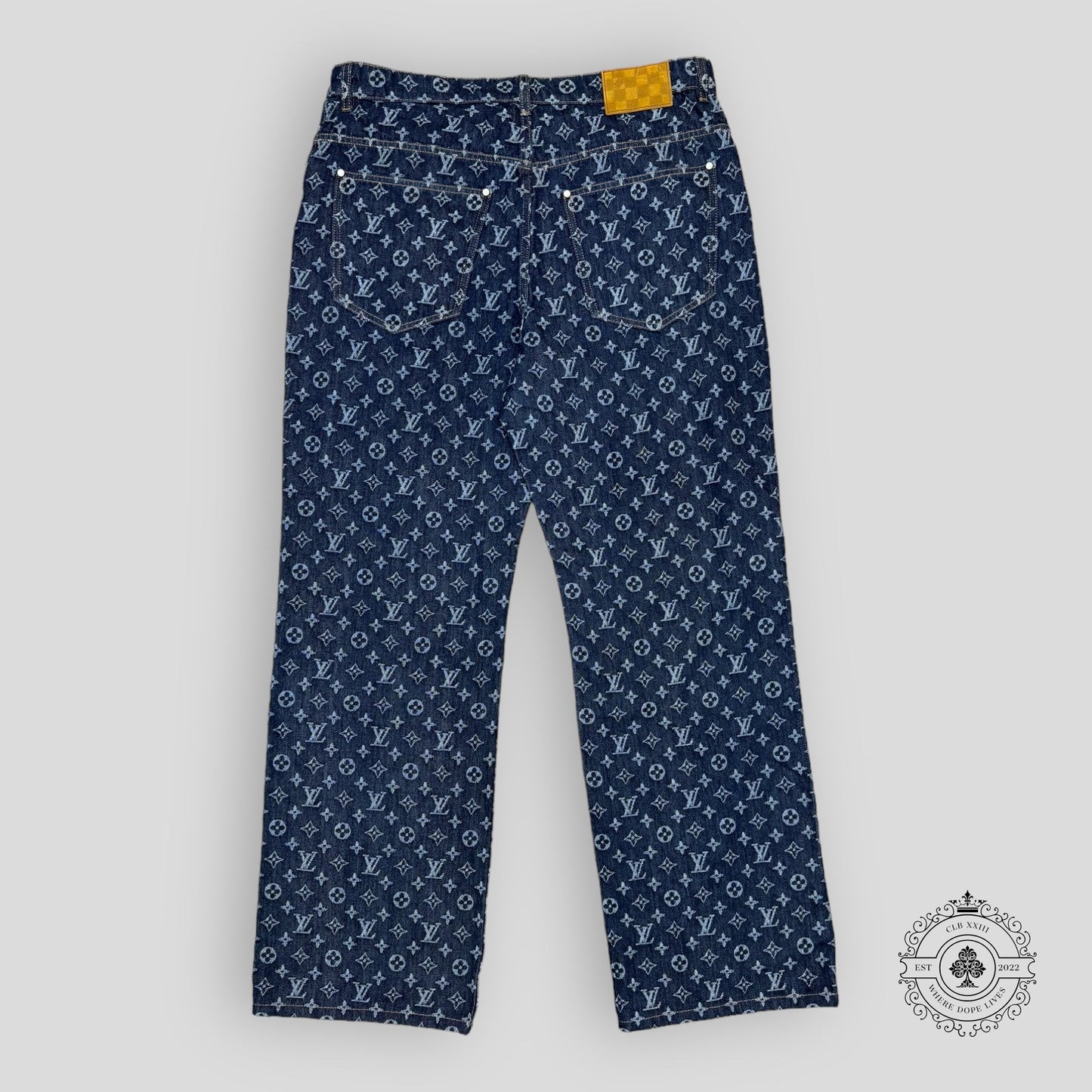 Louis Vuitton Jacquard Skate Denim Jeans