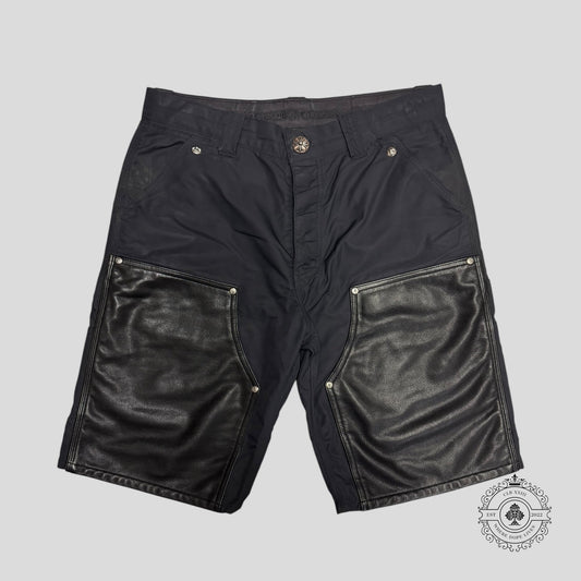 Chrome Hearts Double Knee Nylon Shorts