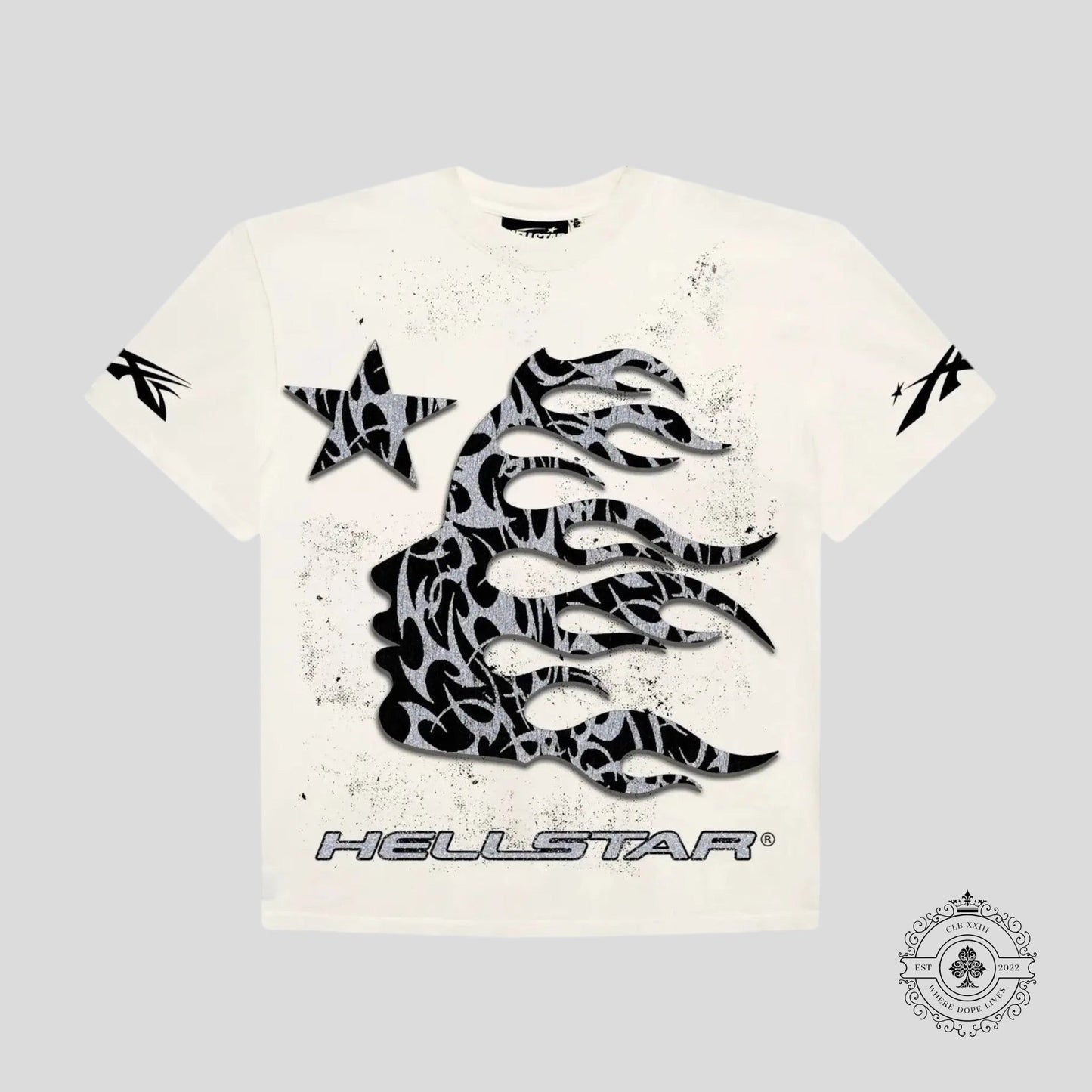 Hellstar P2P Glitter Tee in White
