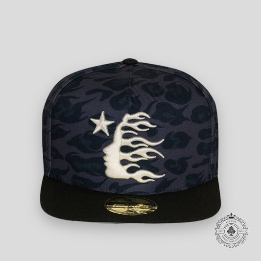 Hellstar Cheetah Print Hat in Black