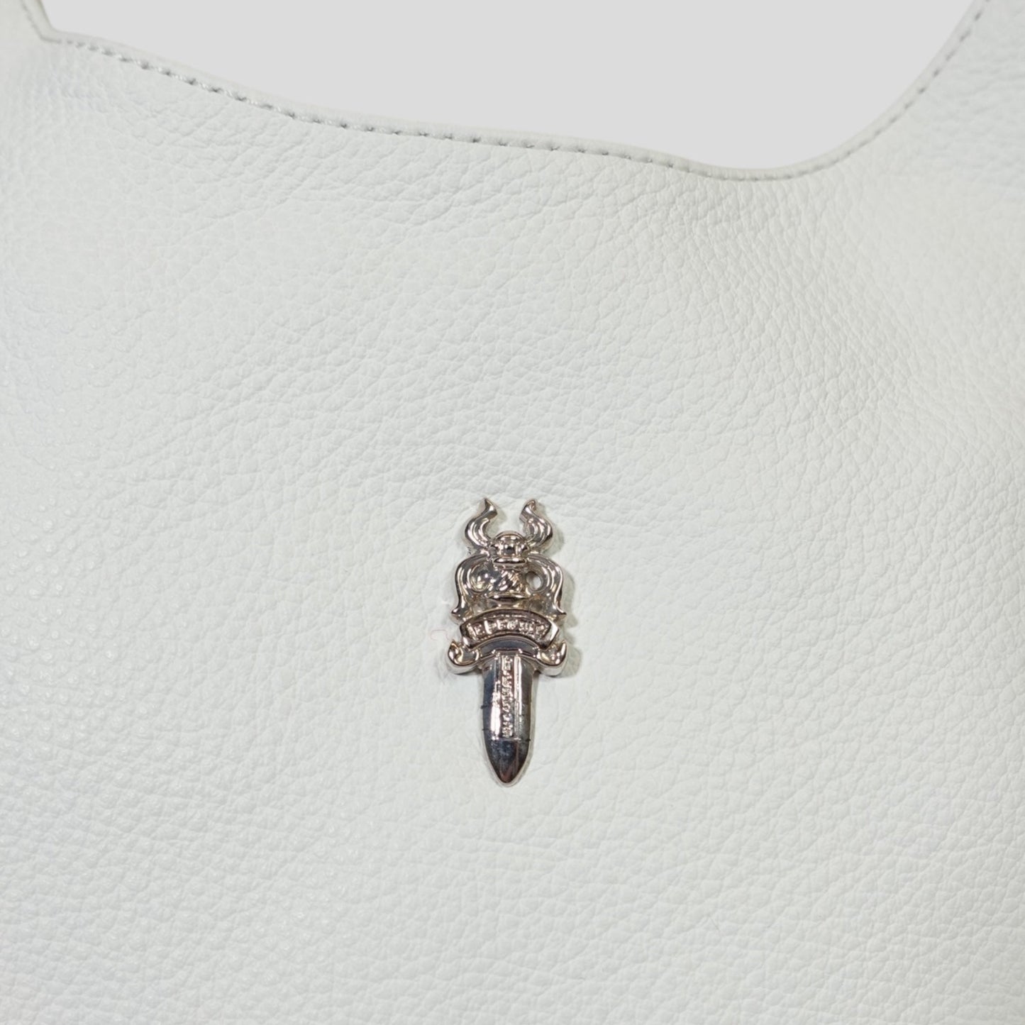 Chrome Hearts Viv Bag in White