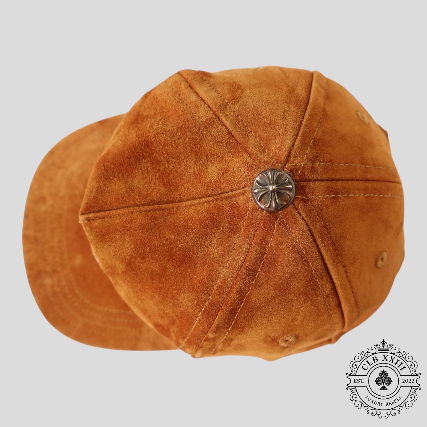 Chrome Hearts Suede Vine Dagger Hat in Brown