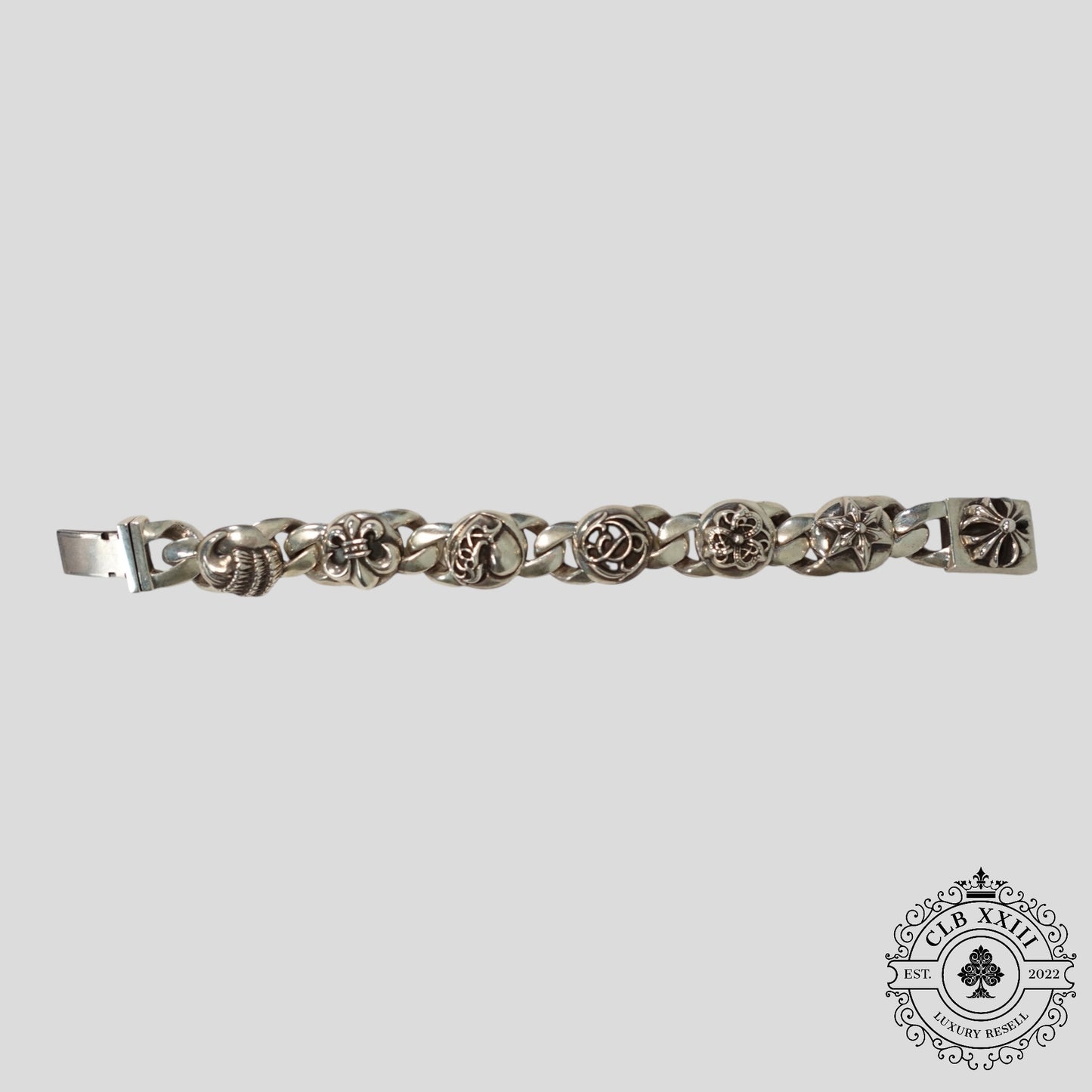 Chrome Hearts Multi Link Bracelet in Silver