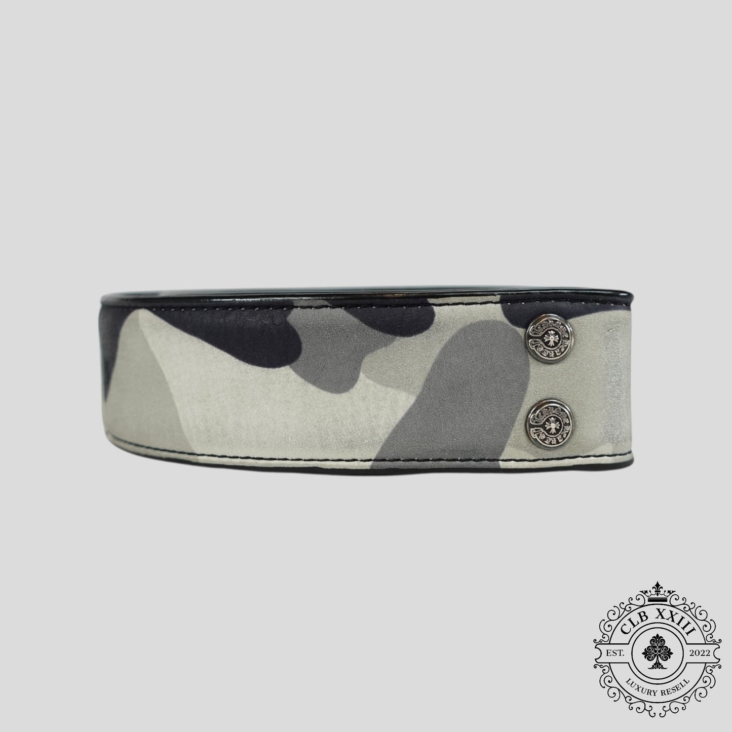 Chrome Hearts Snow Camo Belt Strap