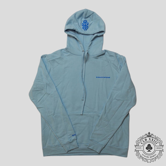 Chrome Hearts Art Basel Vine Dagger Hoodie in Baby Blue