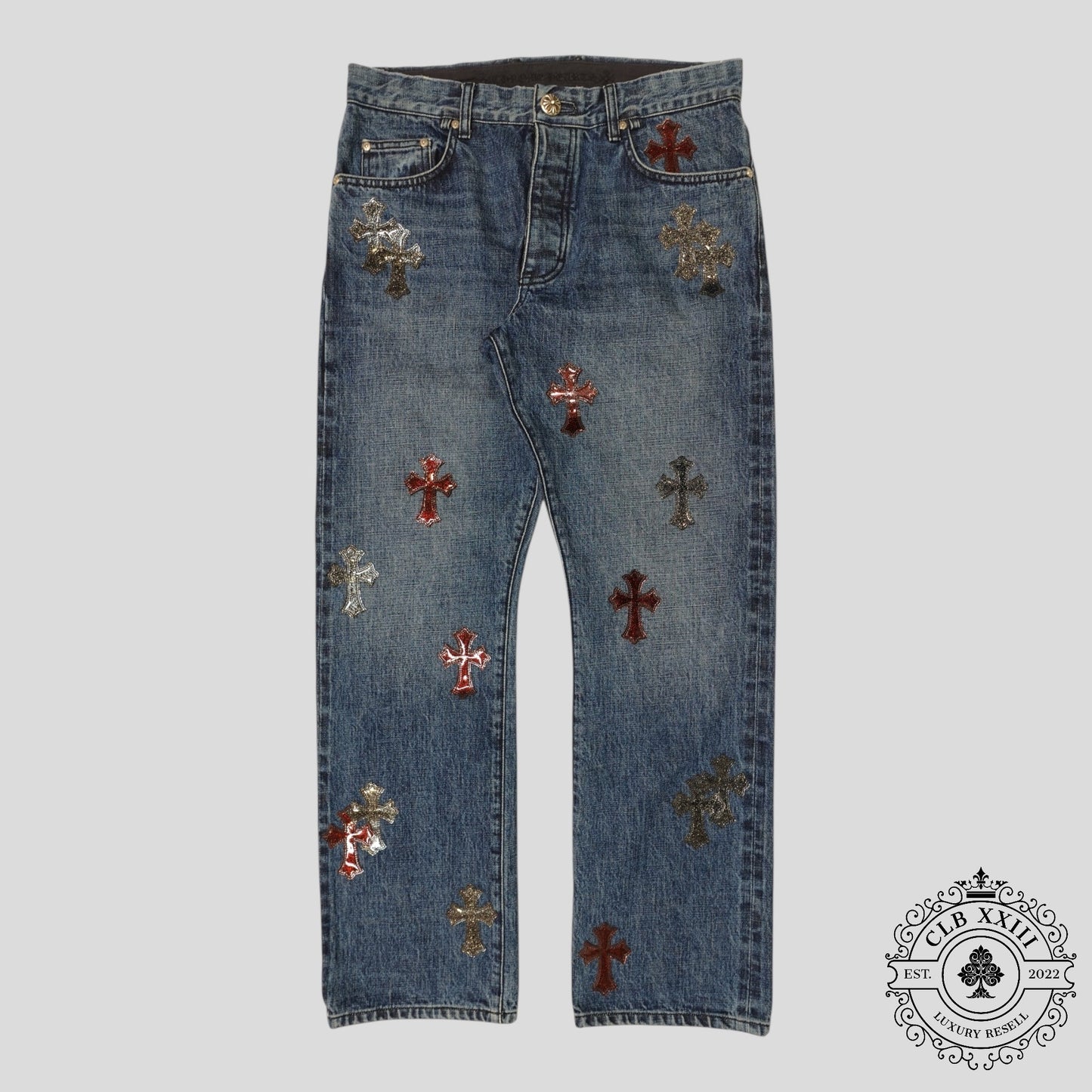 Chrome Hearts Gel Patch Turbo Diesel Jeans
