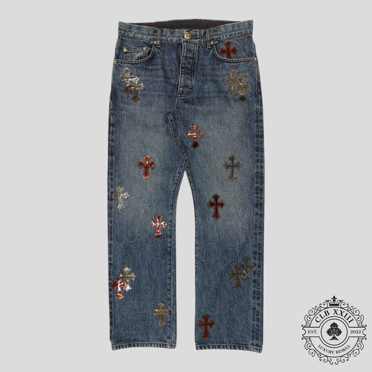 Chrome Hearts Gel Patch Turbo Diesel Jeans