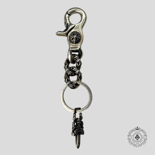 Chrome Hearts Fancy Link Dagger Keychain