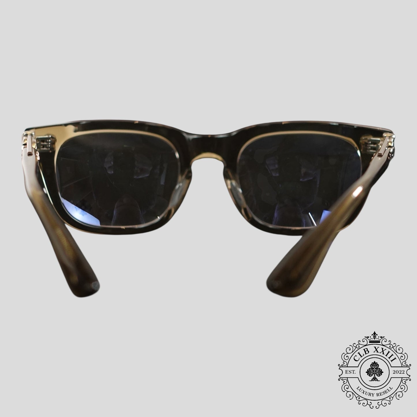 Chrome Hearts Baggins Glasses in Olive