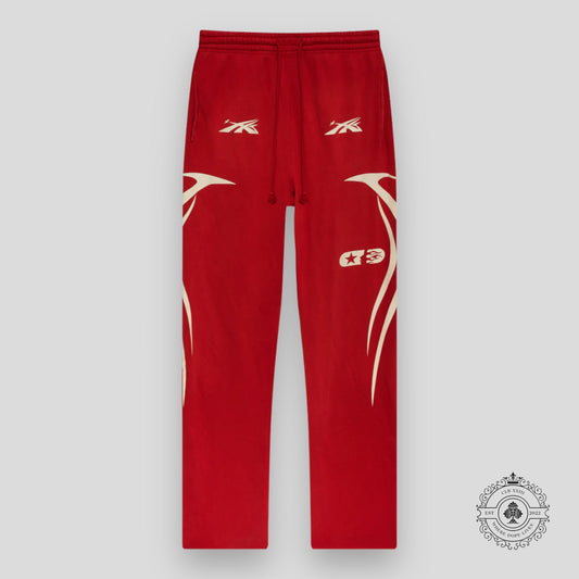 Hellstar Sports Sweatpants in Red