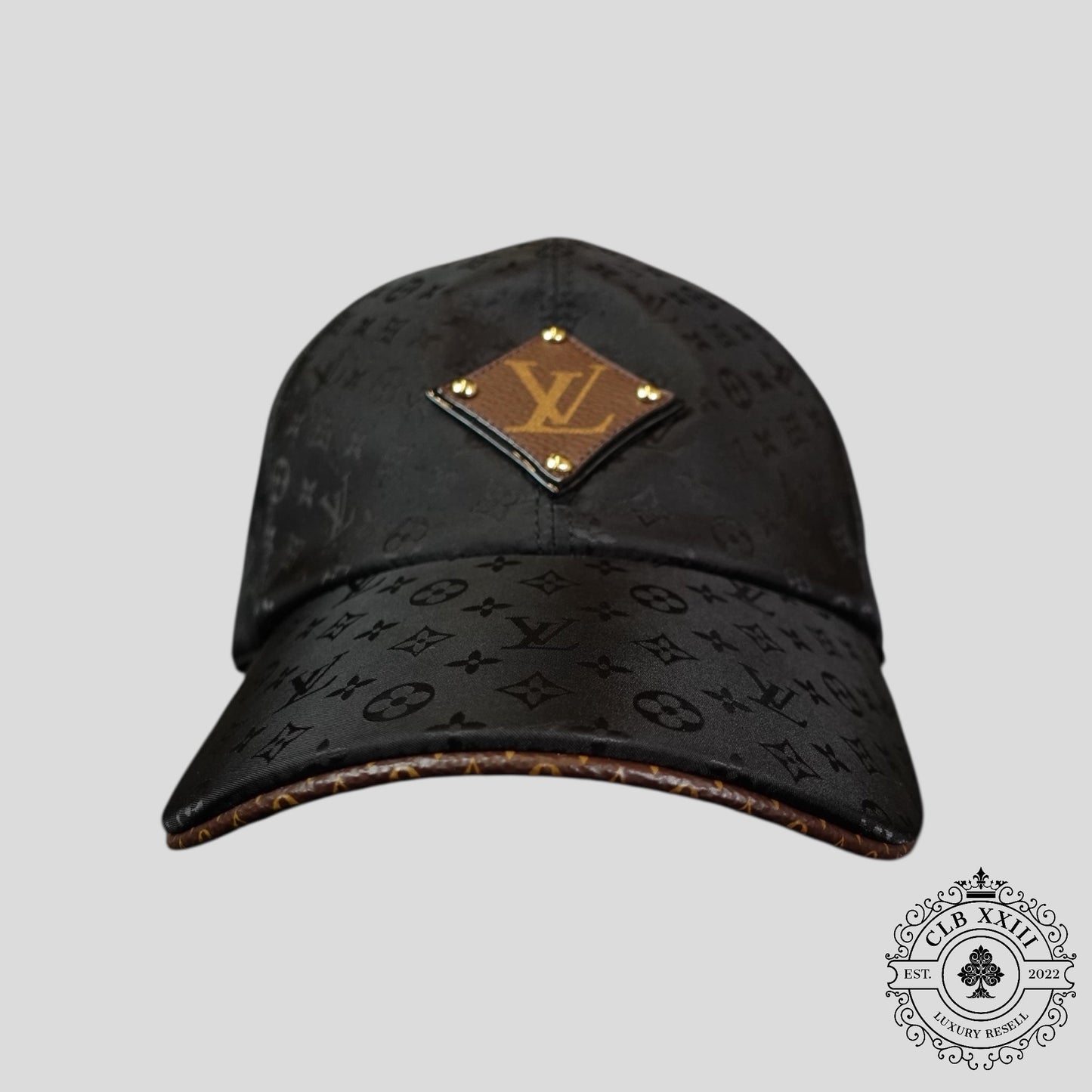 Louis Vuitton Monogram LV Patch Hat in Black