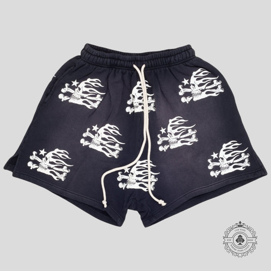 Hellstar Skull Shorts in Black