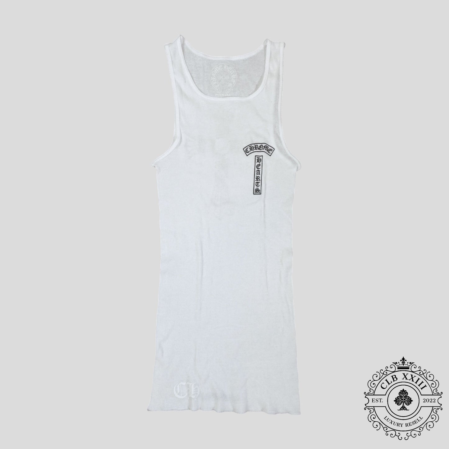 Chrome Hearts Cross Tank Top in White