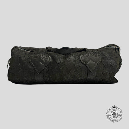 Chrome Hearts Leather Cross Patch Duffle Bag