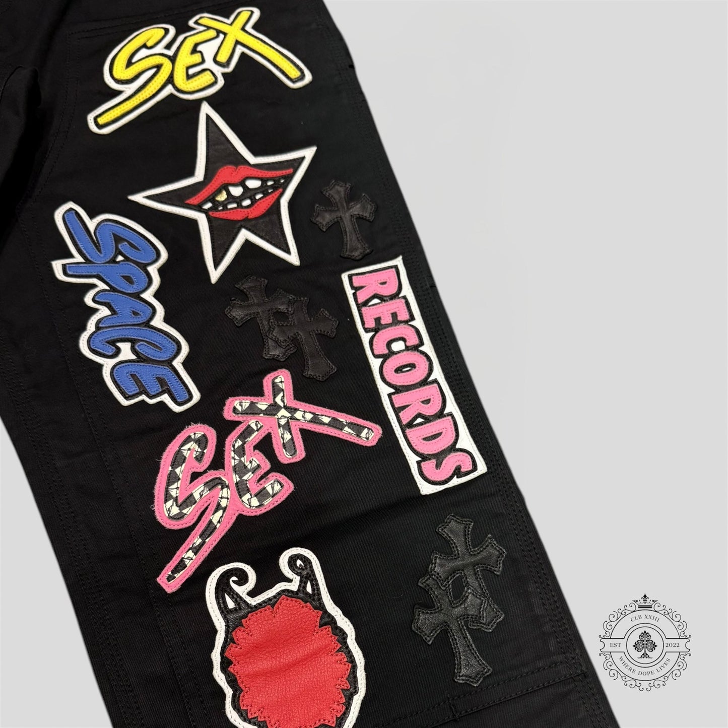 Chrome Hearts Matty Boy Patch Carpenter Pants