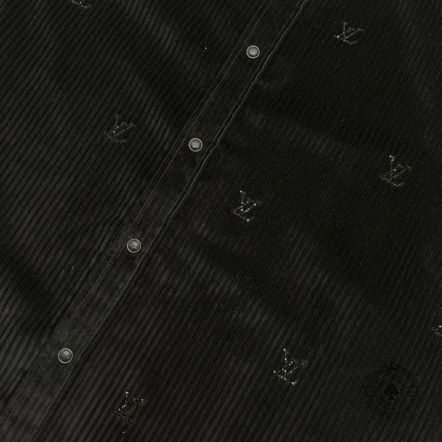 Louis Vuitton Button-Down Long-Sleeved Corduroy Shirt