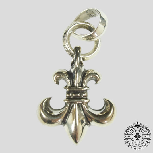 Chrome Hearts Fleur Pendant in Silver