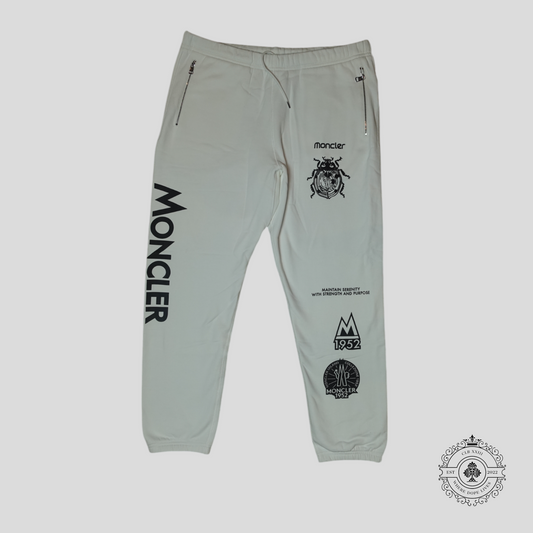 Moncler Genius 1952 Logo Sweatpants in White