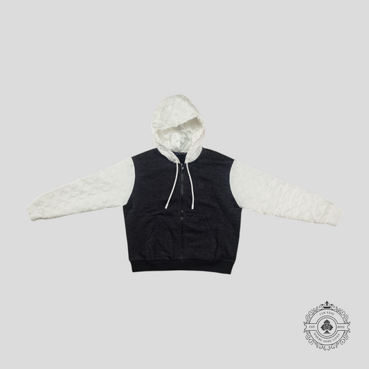 Louis Vuitton Hybrid Monogram Hooded Blouson in Blue/White