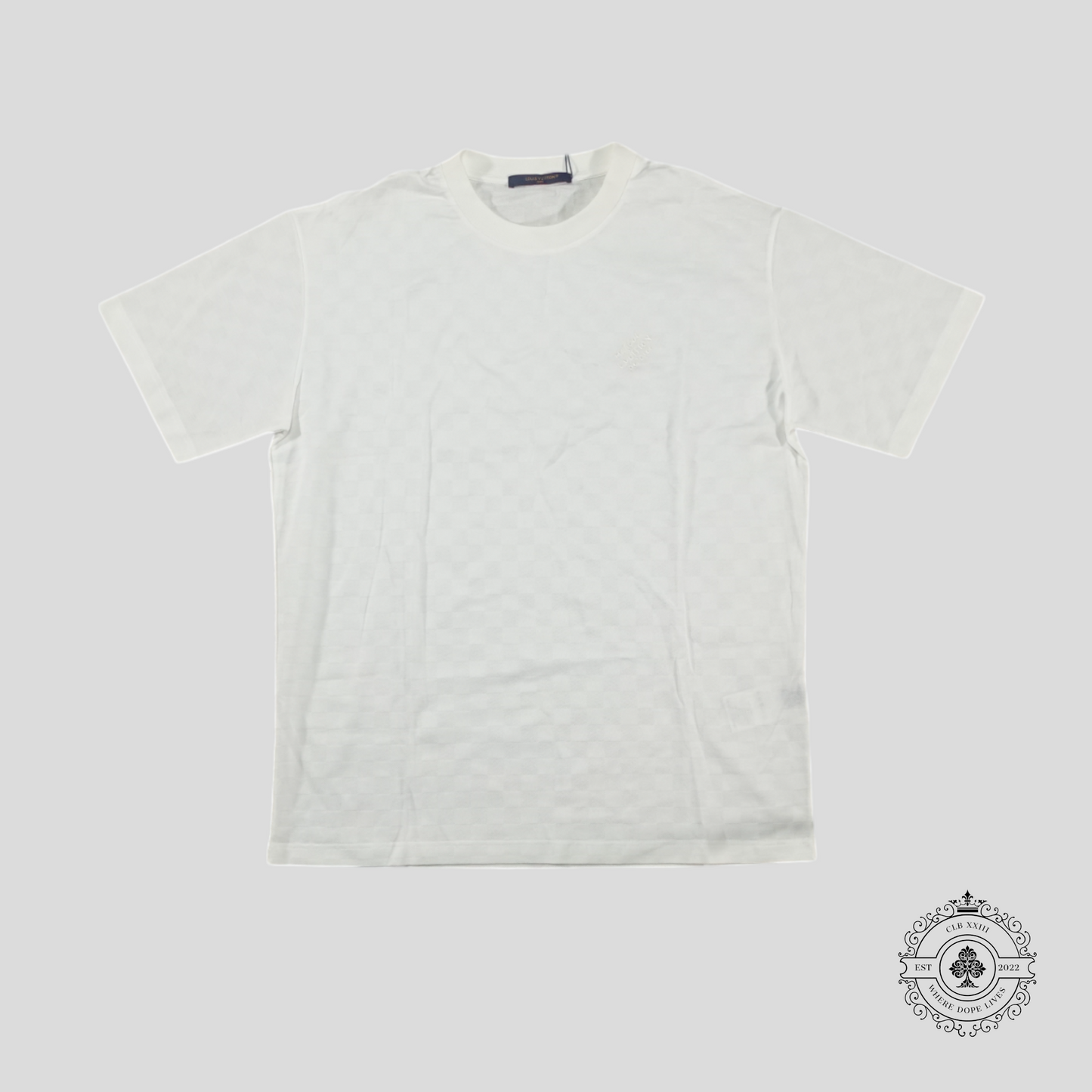 Louis Vuitton Damier Signature T-Shirt in White