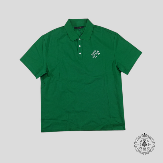 Louis Vuitton Signature Polo with Embroidery in Green
