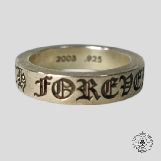 Chrome Hearts CH Forever Ring in Silver