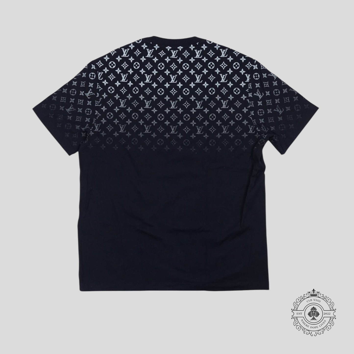 Louis Vuitton Monogram Gradient T-Shirt in Navy Blue